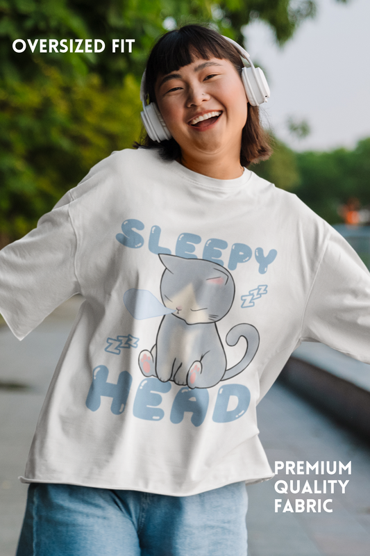 Sleepy Head Oversized T-Shirt